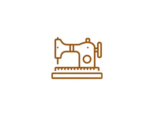 A sewing machine is shown in an icon.